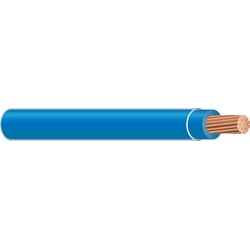 THHN/THWN-2 Cable, 14 AWG, Solid, 600V, Annealed Copper, PVC Insulation, Nylon Jacket, Blue