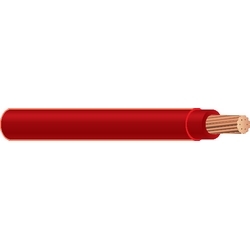 THHN/THWN-2 Cable, 6 AWG, 19 Strand, 600V, Annealed Copper, PVC Insulation, Nylon Jacket, Red