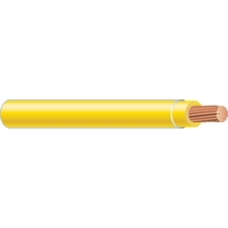 THHN/THWN-2 Cable, 4 AWG, 19 Strand, 600V, Annealed Copper, PVC Insulation, Nylon Jacket, Yellow