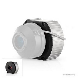 10 MP/1080p Day/Night Box Camera, 7 fps/32 fps, 3648x2752/1920x1080, SD Card, P-Iris Connector, RF/RZ Connector, Scaling, Compact, 12 V DC/24 V AC/PoE