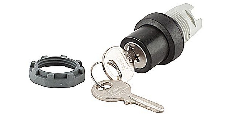 Selector Switch Operator, 22mm, 2 Positions, Key Cap