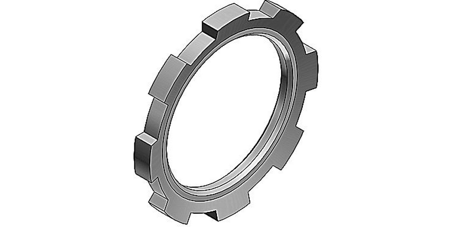 Locknuts, RMC;IMC, Stainless Steel, 1/2 in. Trade Size