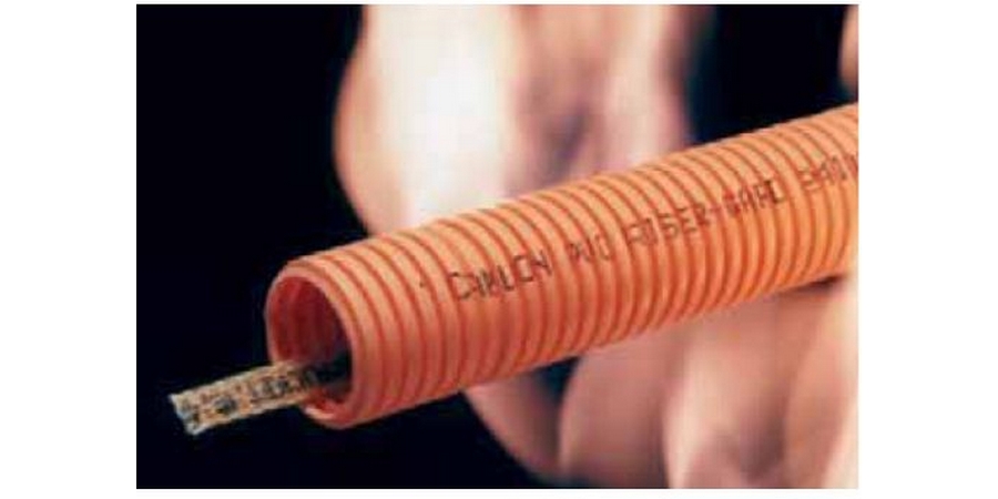 Innerduct, Corrugated PVC, With Pull Tape, Orange, 1-1/4 in. x 6500 ft.