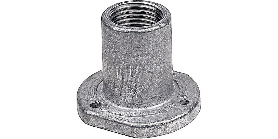 Concrete Slab Conduit Insert, 1 in., Die-Cast Aluminum
