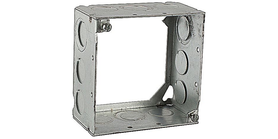 Extension Ring,Pre-Galvanized Steel,Square,4 in. Ht,4 in. Wd,2-1/8 in ...