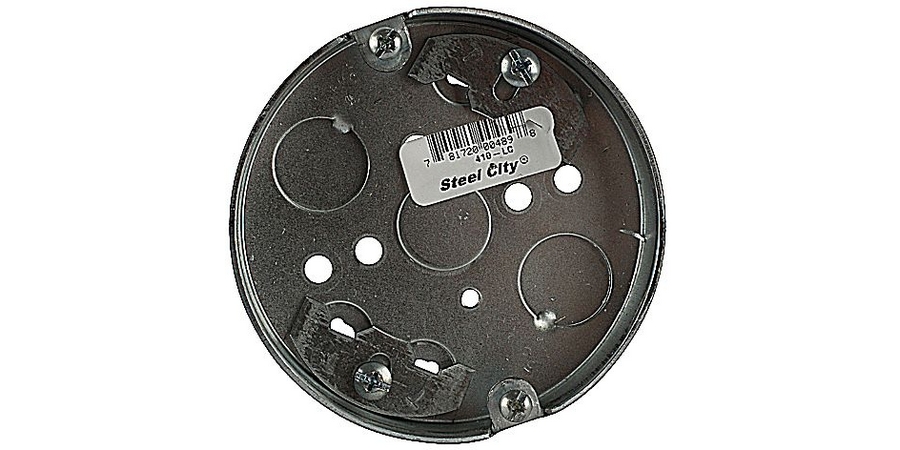 Steel Round Outlet Box, General Ceiling Outlet