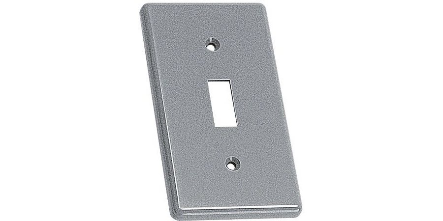 Toggle Switch Cover,Plastic,Rectangular,1 Gang,6.35 mm Ht,60.452 mm Wd ...