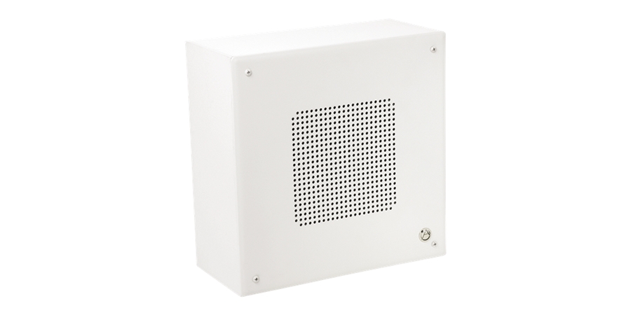 Square Beam Mount Speaker, 70.7V, White, 25W, Square