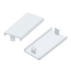 EUROMOD MODULAR OUTLET ADAPTERBLANK, 25 MM WHITE