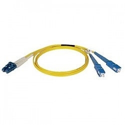 2F OM3 MULTIMODE PATCHCORD    LC-SC DUPLEX ZIPCORD 2.0MM    AQUA JACKET 1MT
