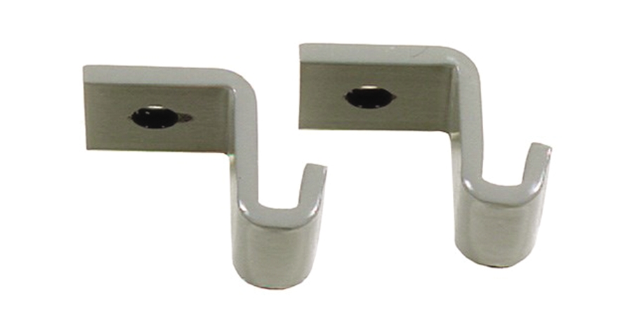 Vertical Wall Bracket, Steel, Black