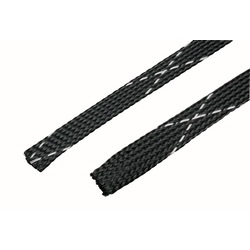 Panduit SE50PFR-DR0 Braided Sleeving Black 0.5&quot;x500&#8217;