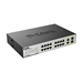 Ethernet Switch, Power Over, Unmanaged, Desktop/Rack Mount, 18-Port, 10/100 Mbps, 100 to 240 Volt AC, 50 to 60 Hertz, 11" Width x 8.3" Depth x 1.7" Height