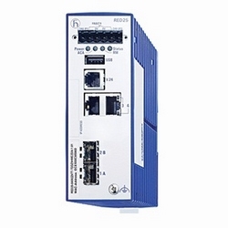 Compact Managed Fast Ethernet Switch With Entry-Level Redundancy Designed For Long MTBF In Harsh Industrial Environments At A Cost-Effective, Entry-Level Position. DIN Rail Layer 2 Switch, 4 FE Copper Ports, -40-70C Temp Rating, PRP Type