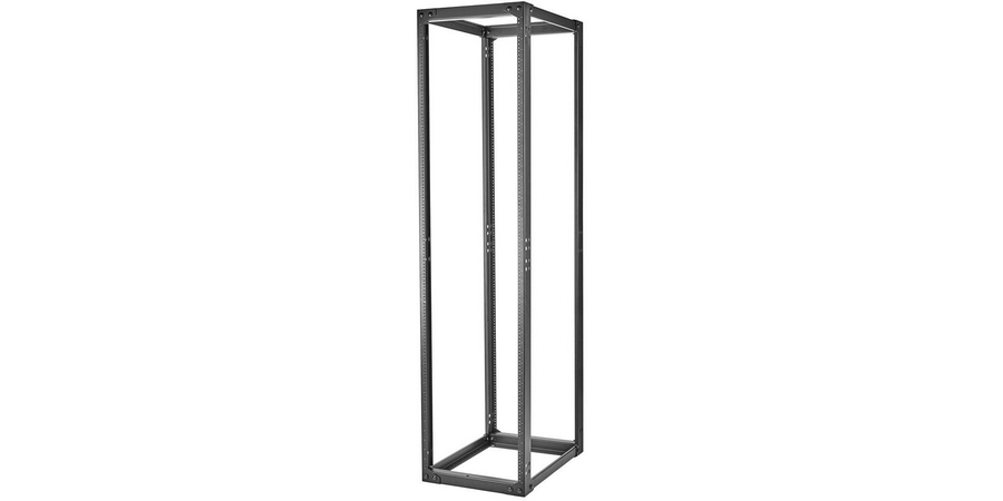 Cabinet Equipment Server Frame,Black,84 in. Ht,Steel,19 in. Wd Mount,20 ...