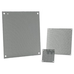 Perforated Panel for Medium Type 3R Hinged-Cover Panel Enclosures, 13" H x 13" W