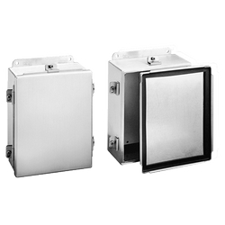 J Box, Type 4X Clamp Cover, Size/Dims: 8.00x6.00x3.50, Material/Finish: Aluminum