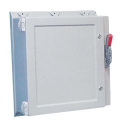 Type 4X Disconnect Enclosure, Size/Dims: 24.19x24.19x12.00, Material/Finish: Fiberglass