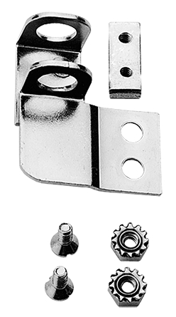 Padlock Kit,Unpainted,Mild Steel,1.28 x 1 x 0.69 in.,Plated,NEMA 4