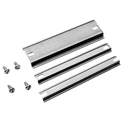 Rail DIN, TS-15-S1, taille/Dims  : correspond à L = 175 mm, matériau/finition  : acier/zinc