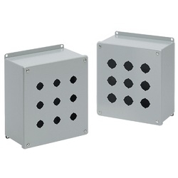 PB Enclosure, Extra Deep, Size/Dims: 16PB x 30.5mm, Material/Finish: Steel/Gray ex2