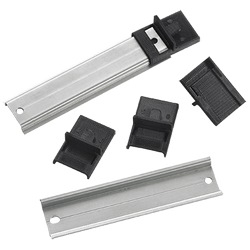 DIN Rail Mtg Adapter (Pkg 10), Material: Plastic