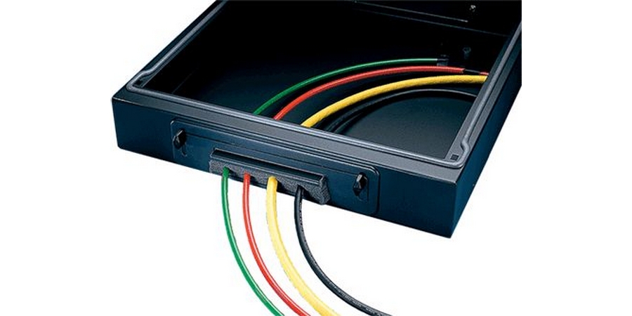 Gland Plate,RAL 9005 Jet Black,Mild Steel,WxLxH: 13.25 x 18 x 2-1/2 in ...