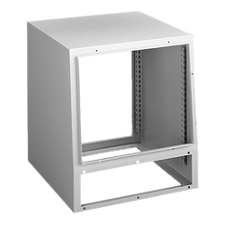Sloped Top / Accessory Front, Size/Dims: 500x600x600mm, Material/Finish: Steel/LtGray