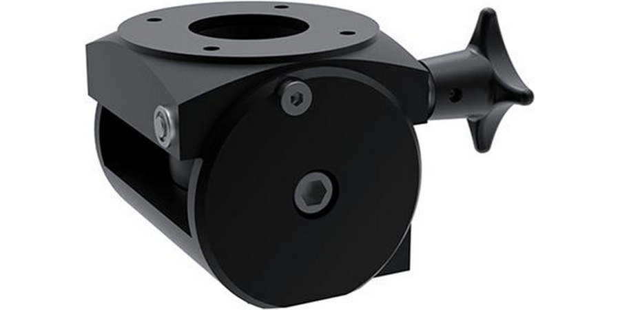 Adapter, Powder-Coated, Aluminum, RAL 9005 Jet Black