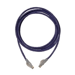 Clarity 6 Modular Patch Cord, Purple, 20’, Category 6, Four-pair UTP Stranded 24 AWG PVC/CM
