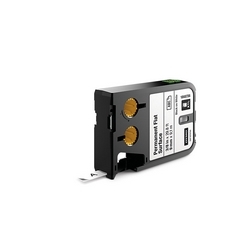 DYMO XTL 3/8"(9 MM) PERMANENTE SURFACE PLATE NOIR SUR BLANC