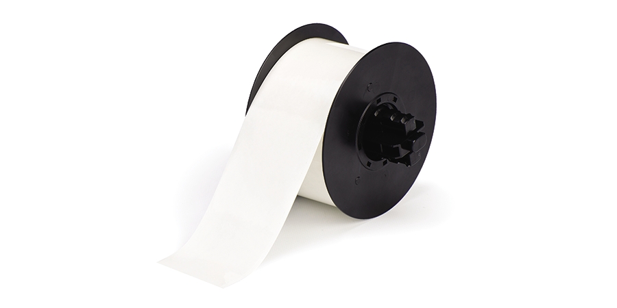 Identification Label Tape, Permanent Acrylic Adhesive, Polyester ...