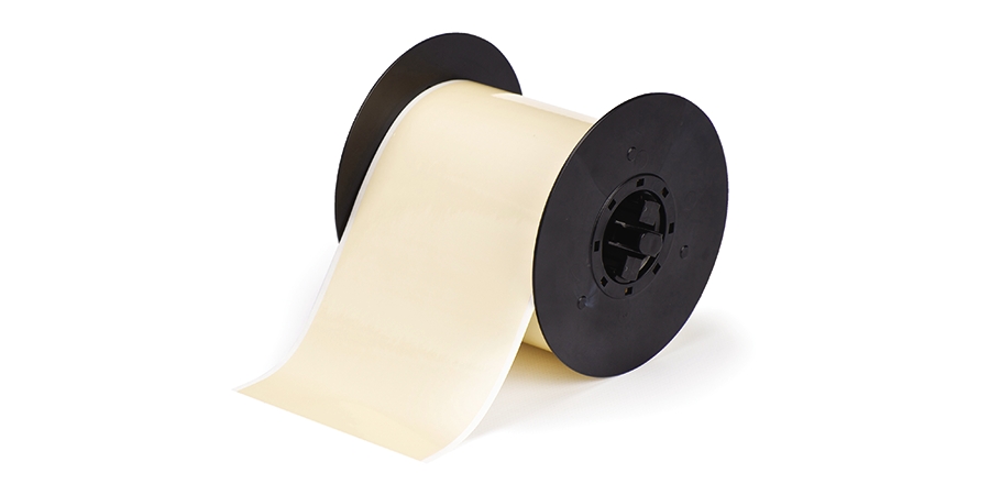 Identification Label Tape, Permanent Acrylic Adhesive, Polyester ...