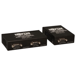 VGA with Audio over Cat5/Cat6 Extender Kit, Box-Style Transmitter & Receiver with EDID, 1920x1440 at 60Hz, Up to 1000-ft., TAA