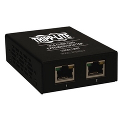 2-Port VGA over Cat5/Cat6 Extender Splitter, Box-Style Transmitter with EDID, 1920x1440 at 60Hz, Up to 1000-ft., TAA