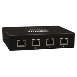 4-Port VGA over Cat5/Cat6 Extender Splitter, Box-Style Transmitter with EDID, 1920x1440 at 60Hz, Up to 1000-ft., TAA