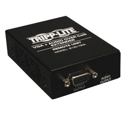 VGA with Audio over Cat5/Cat6 Extender, Box-Style Receiver, 1920x1440 at 60Hz, Up to 1000-ft., TAA