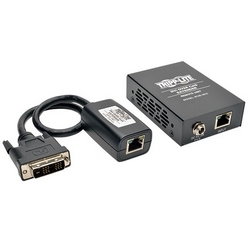 DVI over Cat5/Cat6 Active Extender Kit, Box-Style Video Transmitter & Receiver, 1920x1080 at 60Hz, Up to 200-ft., TAA