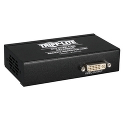 DVI over Cat5/Cat6 Extender, Box-Style Repeater, 1920x1080 at 60Hz, Up to 175-ft., TAA