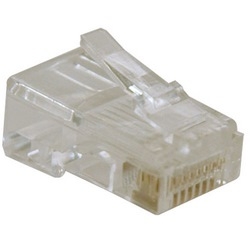 RJ45 Plugs for Solid / Stranded Conductor 4-pair Cat5e Cable, 10-Pack