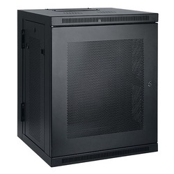 Tripp Lite 15U Low-Profile Wall-Mount Rack Enclosure Cabinet, Double Hinge, Removable Side Panels, 30H x 24W x 22D