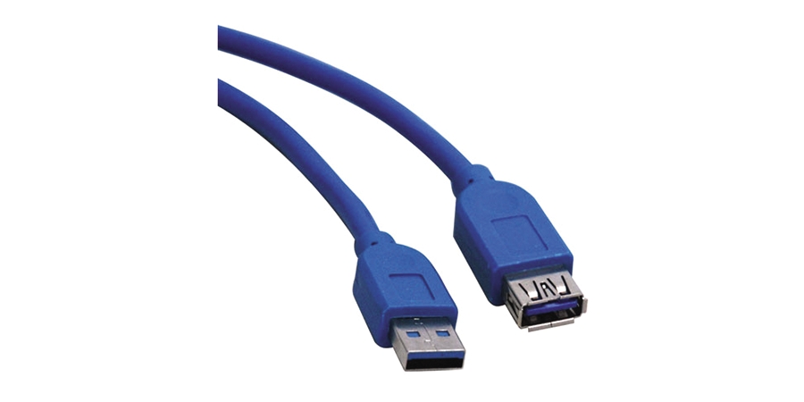 USB 3.0 Cable, Straight, Passive, Length 10 ft. (3.05m)