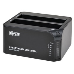 USB 3.0 SuperSpeed to Dual SATA External Hard Drive Docking Station with Cloning for 2.5 in./3.5 in. HDD