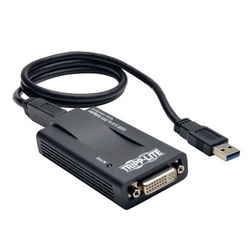 USB 3.0 SuperSpeed to VGA-DVI Adapter, 512MB SDRAM - 2048x1152,1080p