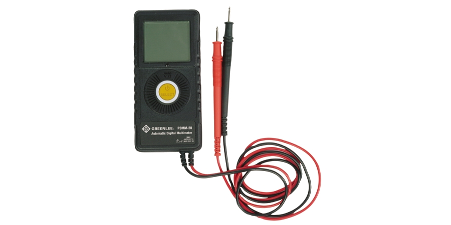 Pocket Multimeter, 6-450VAC, 6-450VDC, (1) 3V