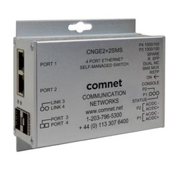 4 Port Gigabit Ethernet Self-managed Switch 2 SFP FX, 2TX With 30W of PoE+ Power