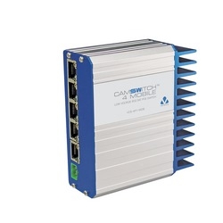 CAMSWITCH 4 Mobile, POE Network switch, Powered via POE-in, or optional 12V-24V DC