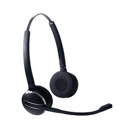 PRO 9465 Duo Wireless Headset, 2.4&quot; Touch Screen Display with Base Unit, US DECT 1.9Ghz, 450 Foot Wireless Range, Extended Noise Canceling Microphone with Extended Boom, Desk Phone, Soft Phone, and Mobile Phone Support. Microsoft OC/Lync Certified.