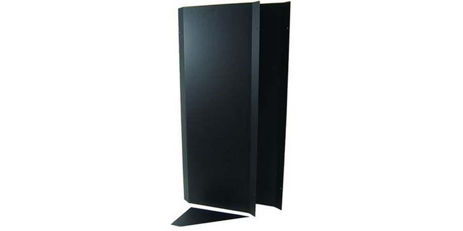Lightweight Airflow Baffle,WxHxD: 26 x 41.47 x 0.125 in.,Black,Rack ...