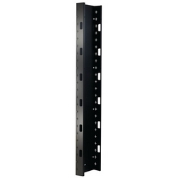 Mighty Mo 20 End Panel, Black, For MM20706 Channel Rack Behind a MM20VMD706 Manager